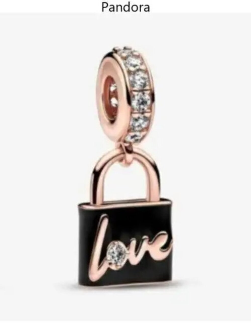 PANDORA Two-tone Mom Dangle Charm